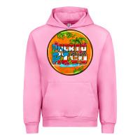 Fuchsia Pink puerto rico coasters Urban Hoodie - AdoDesignShop