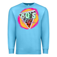 Ocean Blue 80's mom Premium Sweatshirt - Zillion Design Studio
