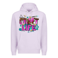 Lilac craft life Premium Hoodie - AdoDesignShop