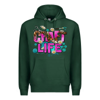 Sports Green craft life Premium Hoodie - AdoDesignShop
