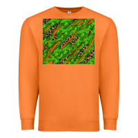 Carrot Distressed Shamrock And Leopard Premium Sweatshirt - RanaPortraitStore
