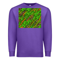 Purple Distressed Shamrock And Leopard Premium Sweatshirt - RanaPortraitStore