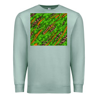 Seafoam Distressed Shamrock And Leopard Premium Sweatshirt - RanaPortraitStore
