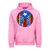 Fuchsia Pink puerto rico coasters Urban Hoodie - AdoDesignShop