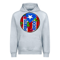 Heather Grey puerto rico coasters Urban Hoodie - AdoDesignShop