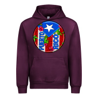 Mauve Wine puerto rico coasters Urban Hoodie - AdoDesignShop