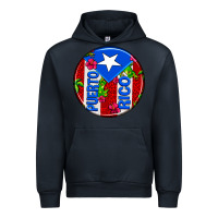 Navy puerto rico coasters Urban Hoodie - AdoDesignShop