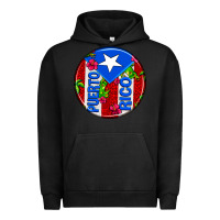 Pigment Black puerto rico coasters Urban Hoodie - AdoDesignShop