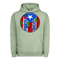 Pigment Oil Green puerto rico coasters Urban Hoodie - AdoDesignShop