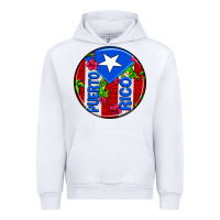 White puerto rico coasters Urban Hoodie - AdoDesignShop