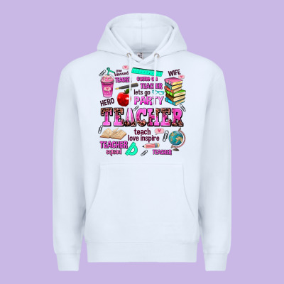 Come On Teacher Lets Go Party Premium Hoodie Designed By Adodesignshop