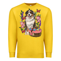 Lemon Easter Aussie Australian Shepherd Premium Sweatshirt - RanaPortraitStore