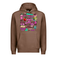 Chestnut come on teacher lets go party Premium Hoodie - AdoDesignShop