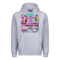 Heather Grey come on teacher lets go party Premium Hoodie - AdoDesignShop