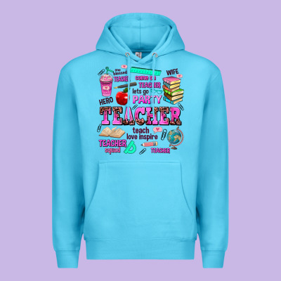 Come On Teacher Lets Go Party Premium Hoodie Designed By Adodesignshop