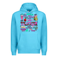 Ocean Blue come on teacher lets go party Premium Hoodie - AdoDesignShop