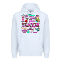 White come on teacher lets go party Premium Hoodie - AdoDesignShop