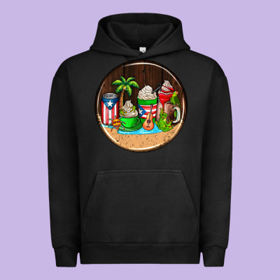 Puerto Rico Coasters Urban Hoodie Designed By Adodesignshop