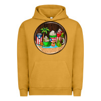 Pigment Peanut Butter puerto rico coasters Urban Hoodie - AdoDesignShop