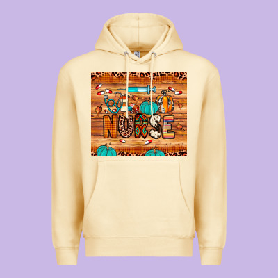 Nurse Fall Premium Hoodie Designed By Jahusdesignshop