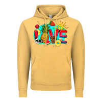 Vintage Mustard love summer fruit and sun Vintage Hoodie - AdoDesignShop