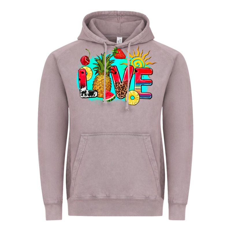 Love Summer Fruit And Sun Vintage Hoodie by AdoDesignShop | Teevron