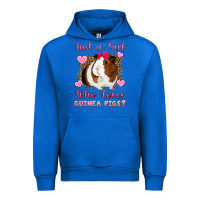 Cobalt Just A Girl Love Who Loves Guinea Pigs Urban Hoodie - Artiststas