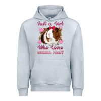 Heather Grey Just A Girl Love Who Loves Guinea Pigs Urban Hoodie - Artiststas