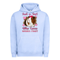 Pigment Grape Ice Just A Girl Love Who Loves Guinea Pigs Urban Hoodie - Artiststas