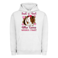 Pigment Lunar Rock Just A Girl Love Who Loves Guinea Pigs Urban Hoodie - Artiststas