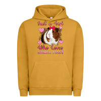 Pigment Peanut Butter Just A Girl Love Who Loves Guinea Pigs Urban Hoodie - Artiststas