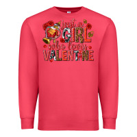 Cardinal just a girl who loves valentine Premium Sweatshirt - texasbilliewilder