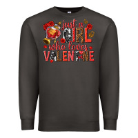 Smoke just a girl who loves valentine Premium Sweatshirt - texasbilliewilder