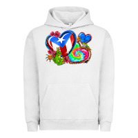 Pigment Lunar Rock western leopard puerto rico hearts Urban Hoodie - AdoDesignShop