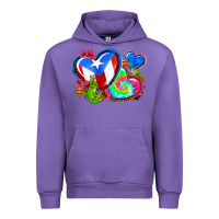 Tulip western leopard puerto rico hearts Urban Hoodie - AdoDesignShop