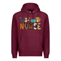 Burgundy nurse fall Premium Hoodie - JahusDesignShop
