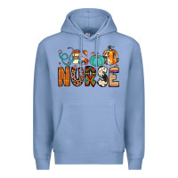 Colony Blue nurse fall Premium Hoodie - JahusDesignShop