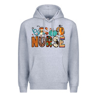 Heather Grey nurse fall Premium Hoodie - JahusDesignShop