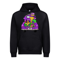 Black farm truck, mardi gras Urban Hoodie - JahusDesignShop