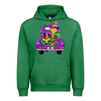 Emerald farm truck, mardi gras Urban Hoodie - JahusDesignShop