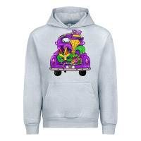 Heather Grey farm truck, mardi gras Urban Hoodie - JahusDesignShop