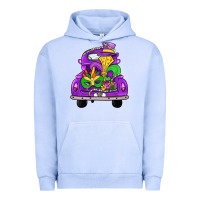 Pigment Grape Ice farm truck, mardi gras Urban Hoodie - JahusDesignShop