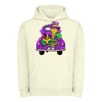 Pigment Pistachio farm truck, mardi gras Urban Hoodie - JahusDesignShop