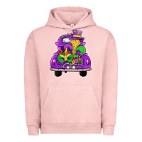 Pigment Salmon farm truck, mardi gras Urban Hoodie - JahusDesignShop