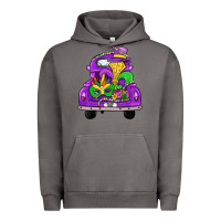 Pigment Tornado farm truck, mardi gras Urban Hoodie - JahusDesignShop