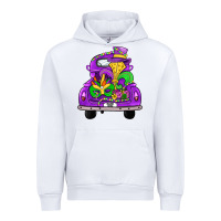 White farm truck, mardi gras Urban Hoodie - JahusDesignShop