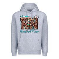 Heather Grey rn registered nurse Premium Hoodie - JahusDesignShop