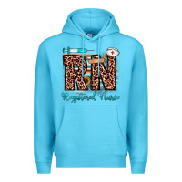 Ocean Blue rn registered nurse Premium Hoodie - JahusDesignShop