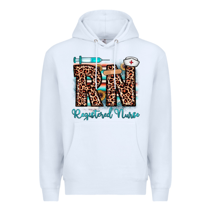 Rn Registered Nurse Premium Hoodie by JahusDesignShop | Teevron