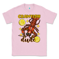 Bubblegum Pink mardi gras crawfish dude Classic Tee - FaDigitalArtStudio